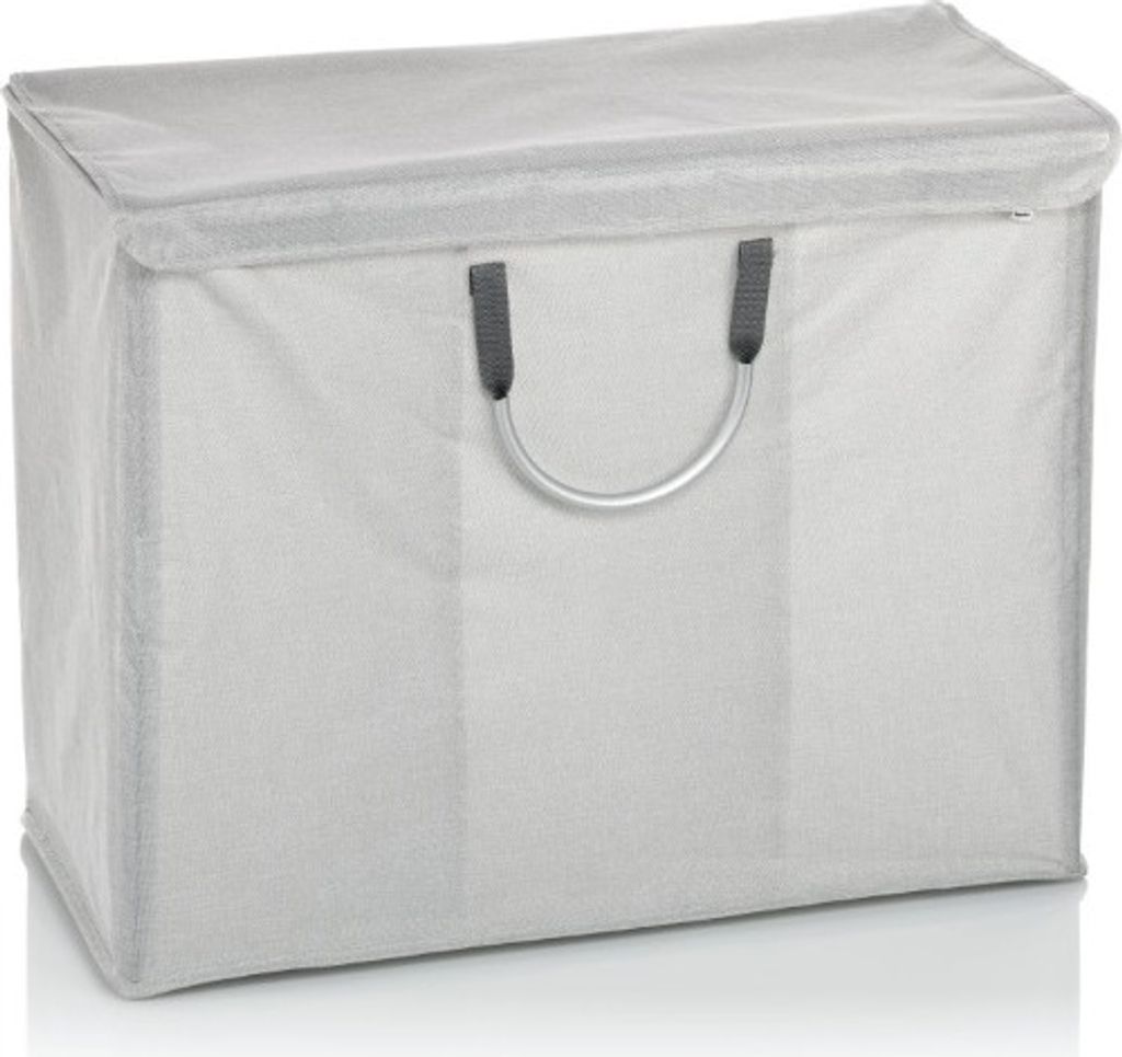 KELA W„schesortierer Palma 100%Polyester felsgrau 75,0x35,0x60,0cm KL-24442