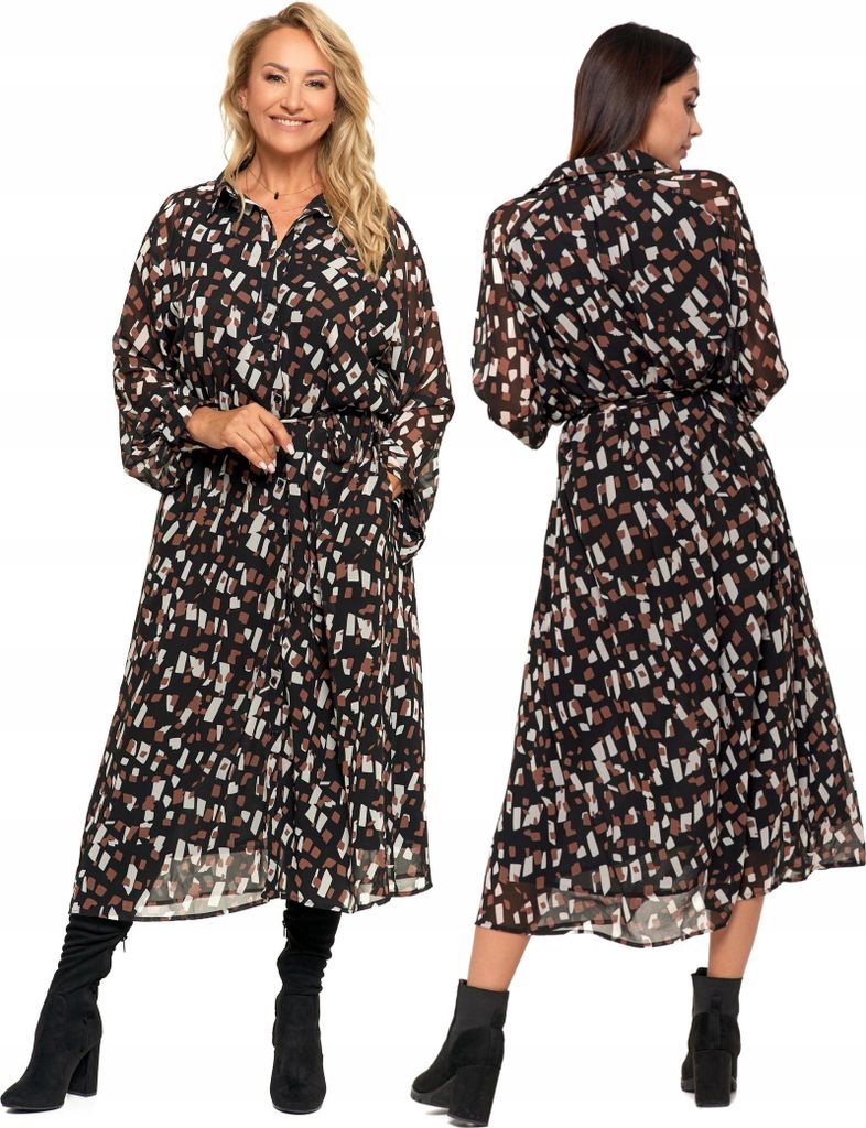 Damen-Midikleid mit Schnürung MORAJ M