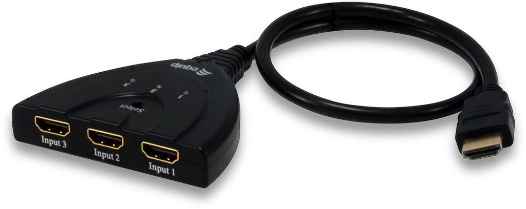 Equip Switch 3x1 HDMI 3xIn -> 1xOut