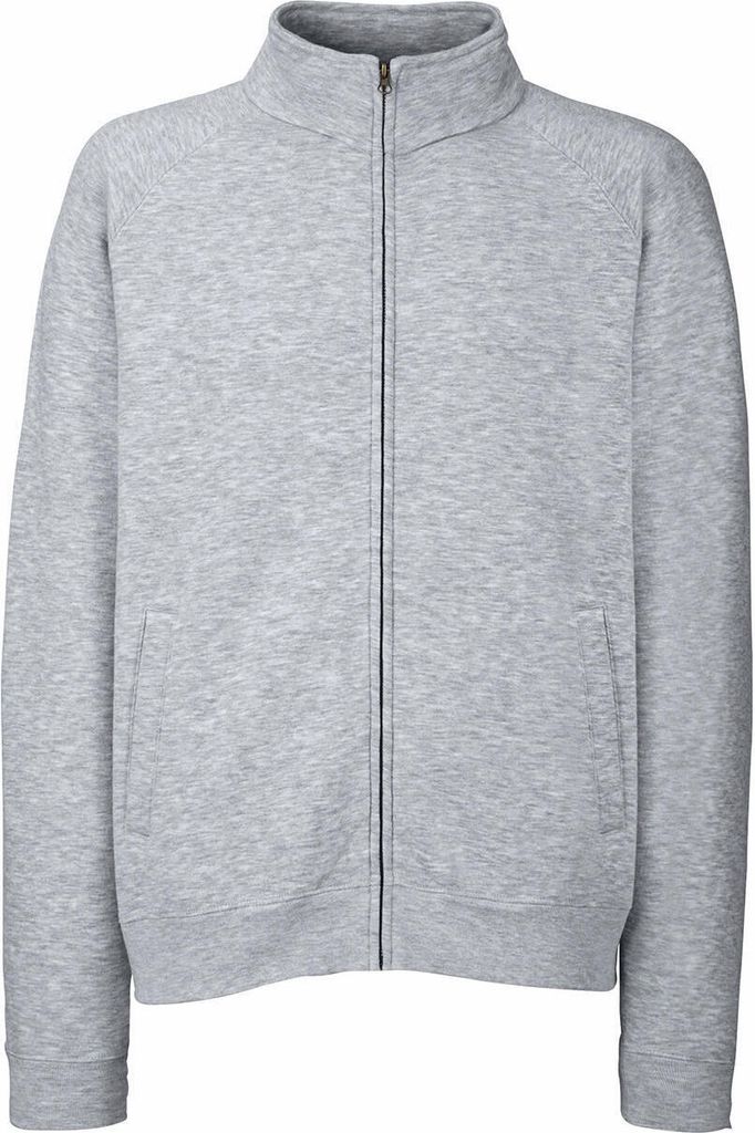 Fruit of the Loom 62-230-0 | Classic Sweat Jacket - Farbe: Heather Grey - Größe: XL