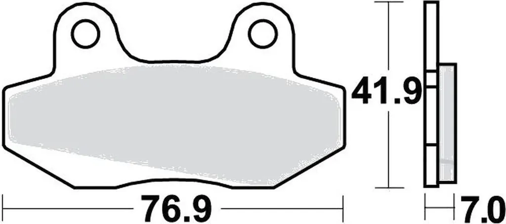 Plaquettes de frein avant Pamoto pour Honda MBX 80 SW 1982-1983