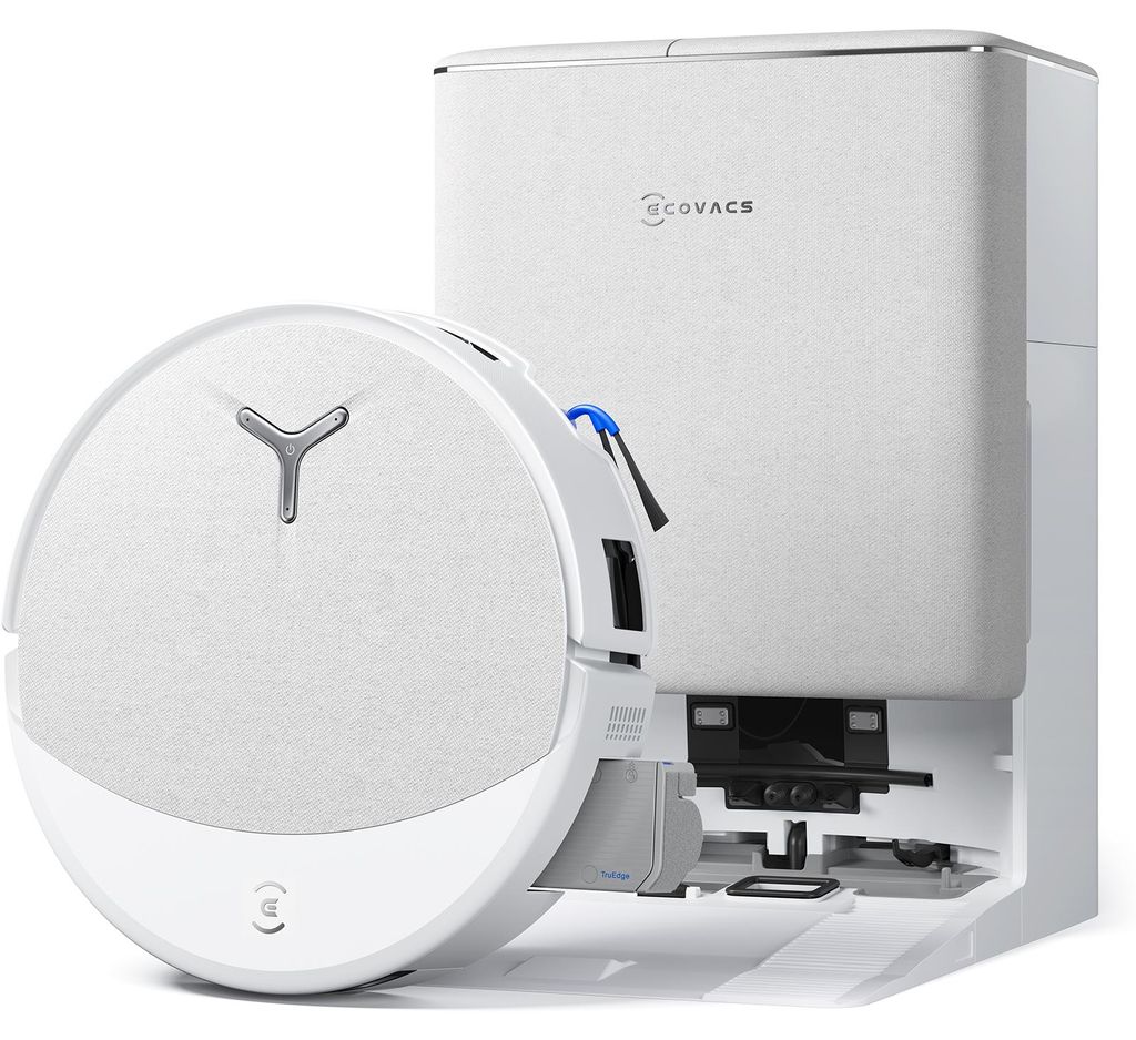 Ecovacs DEEBOT T90 OMNI, Bez worka, Czarny, Szary, Okrągły, Zdjęcie produktu 