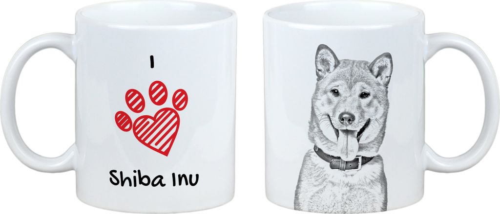 Shiba Inu - Tasse mit Hund, entzückende Tasse mit Grafik, Geschenk mit Ihrem Foto von der Marke Art-Dog