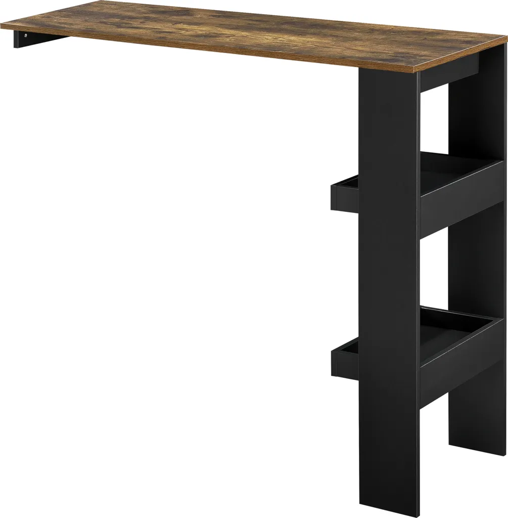 Table de cuisine haute gain de place pour petits espaces 120x45 cm