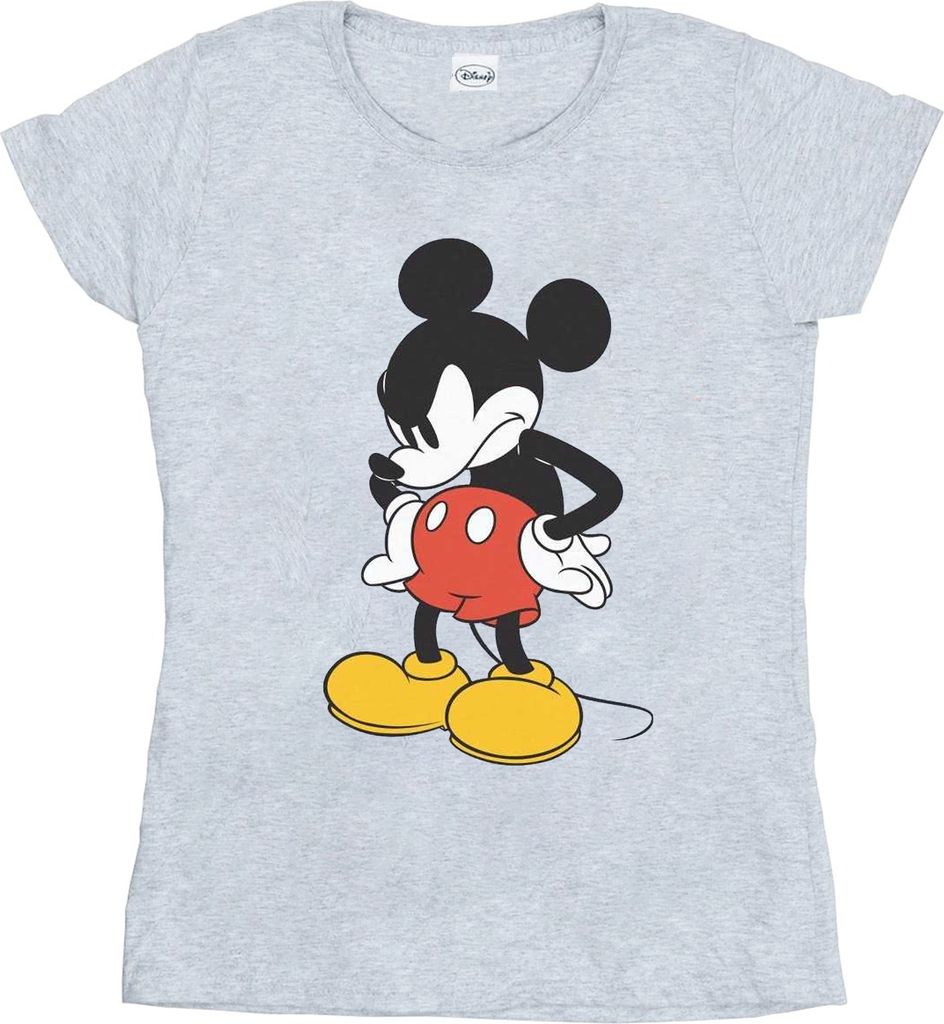 Disney - "Angry Look Down" T-Shirt für Damen BI32103 (XL) (Grau)