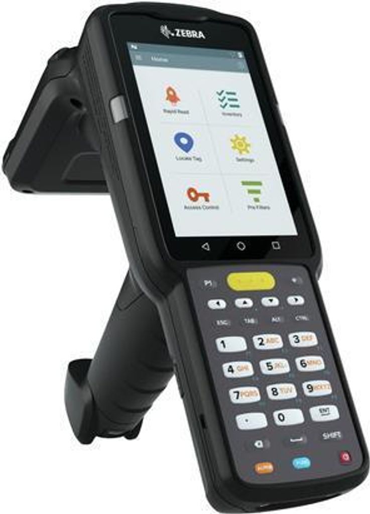 Zebra MC3330xR, 10,2 cm (4"), 800 x 480 Pixel, Gorilla Glass, 4 GB, 32 GB, SDHC, SDXC