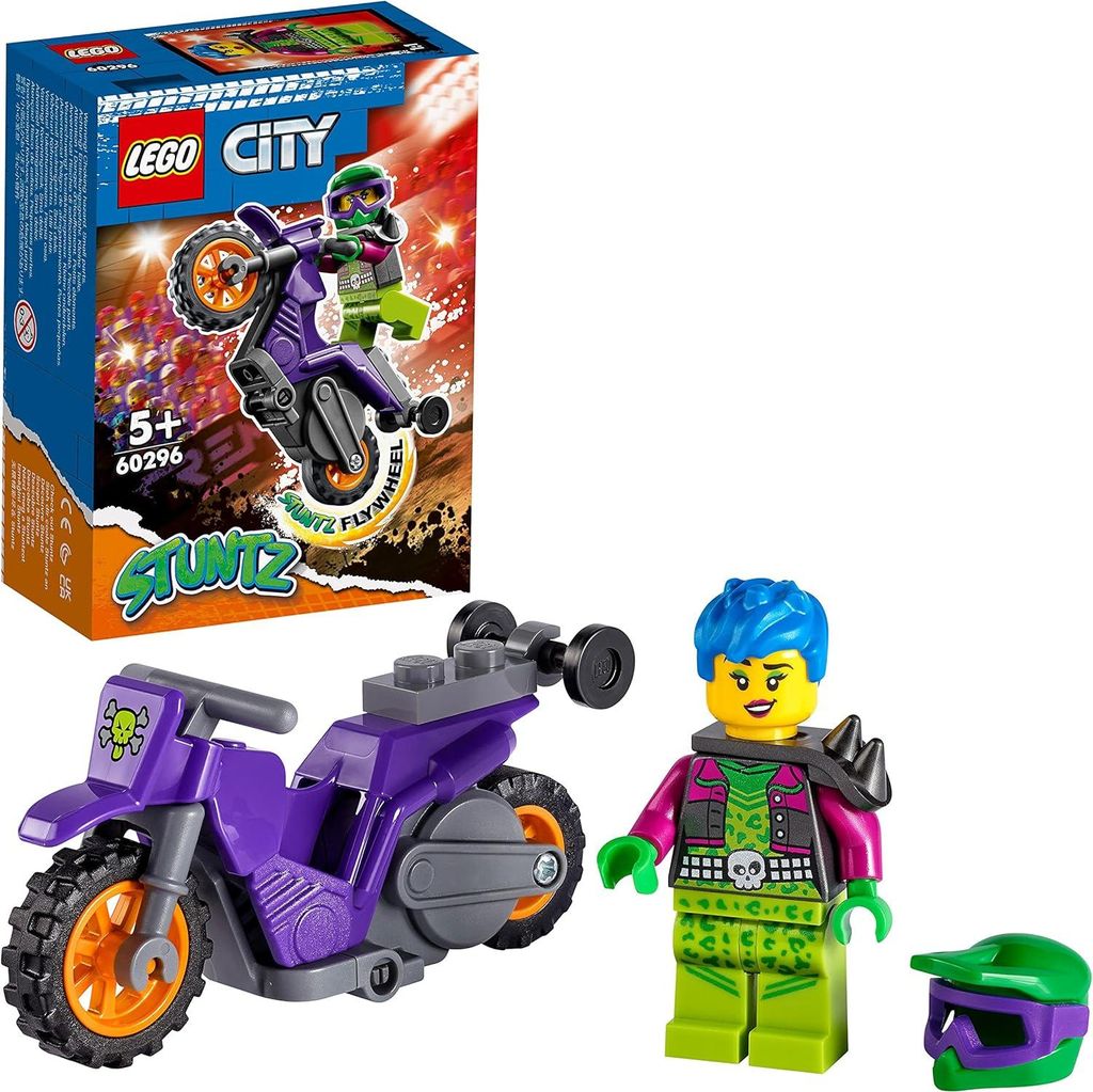 LEGO City Kaskadérská wheelie motorka, Sada na stavění, 5 Obrázek produktu 