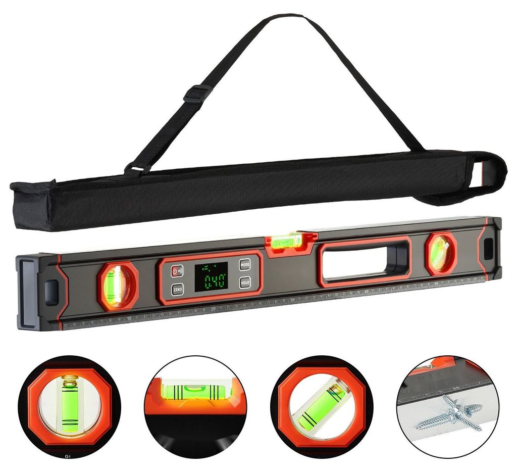 Digitale Wasserwaage 60 cm - Magnetische Richtwaage mit Produktbild 