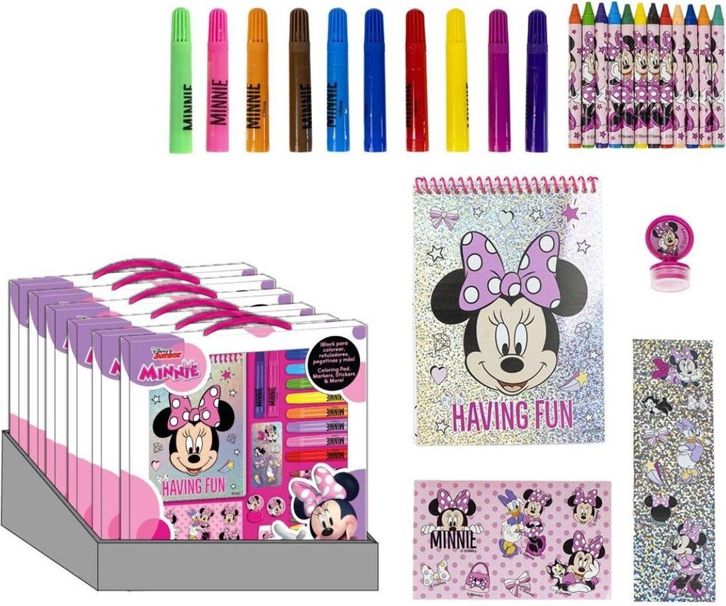 Disney Minnie Fä rbung Schrein Set