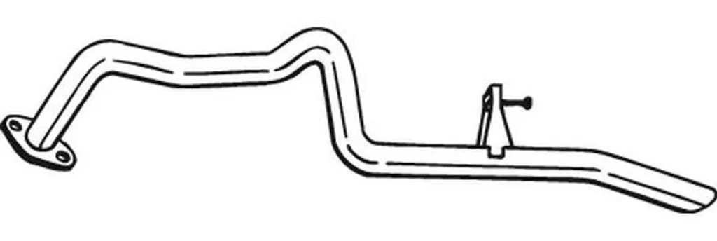 Tube de fuite arrière BOSAL 850-083 - Land Cruiser réf 1743030040