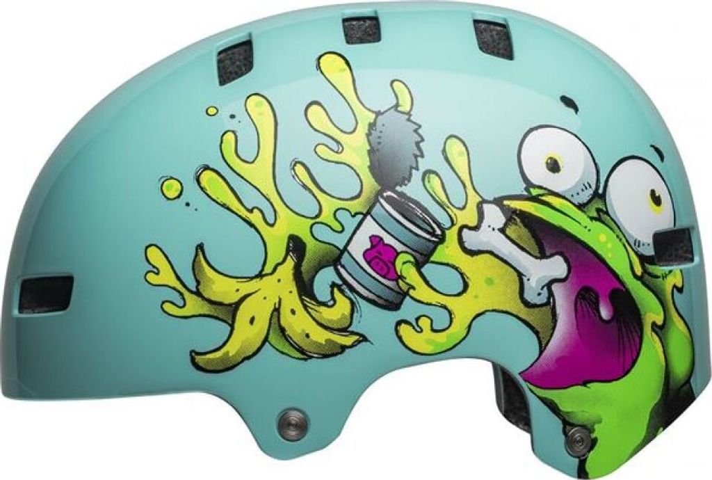 Bell SPAN Fahrradhelm gloss light blue chum S Helltürkis