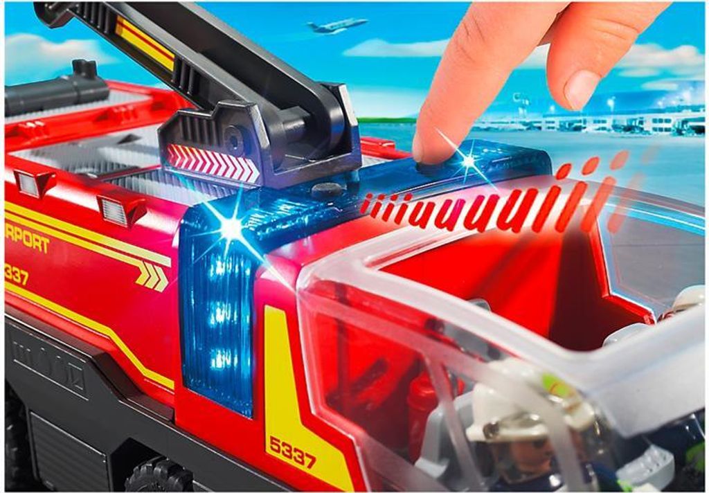 PLAYMOBIL 5337 City Action Flughafenlöschfahrzeug mit Licht Produktbild 5