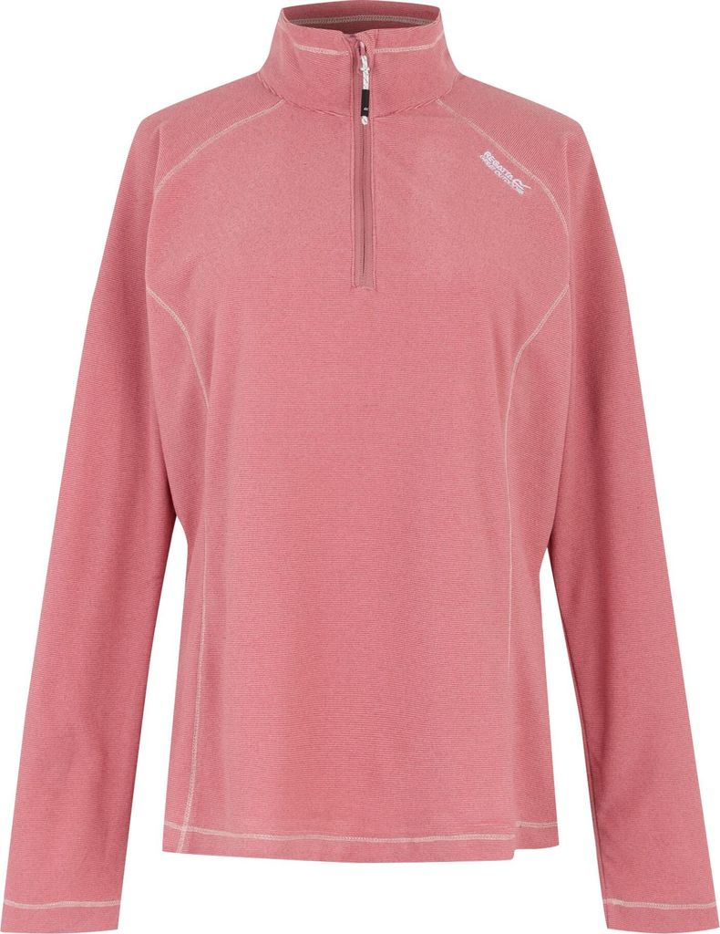 Regatta Great Outdoors Damen Fleece-Top Montes mit 1/4-Reißverschluss RG1953 (42 DE) (Graurosa)