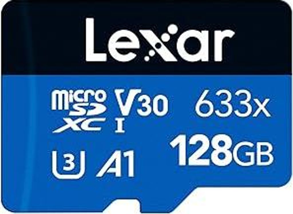 Lexar 128GB Micro SD Karte, microSDXC UHS-I Karte + SD-Adapter, Bis zu 100 MB/s Lesen, Speicherkarte Micro SD mit A1, C10, U3, V30, für Handy/Tabl...