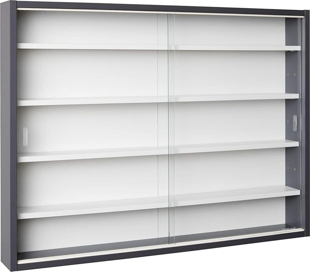 Inter Link Sammlervitrine Collecty grau, weiss Produktbild 