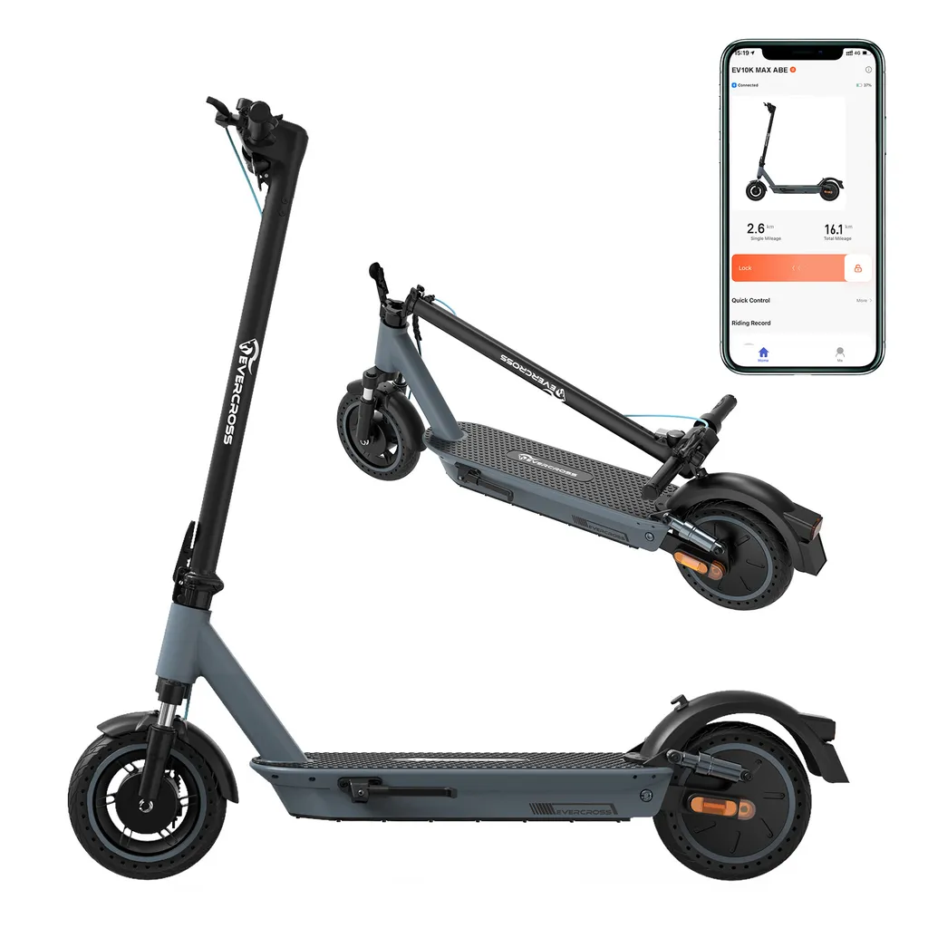 Scooter Électrique Antichoc Double Freinage Homologué Sécurité ABE