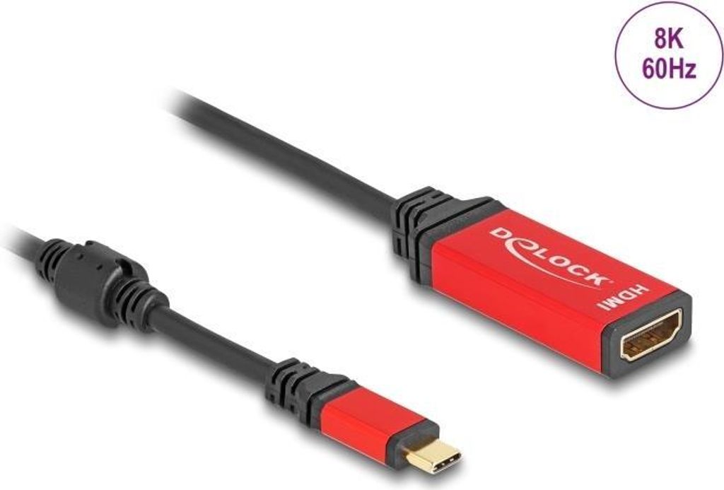 DELOCK USB Type-C zu HDMI Adapter (DP Alt Mode) 8K 60 Hz