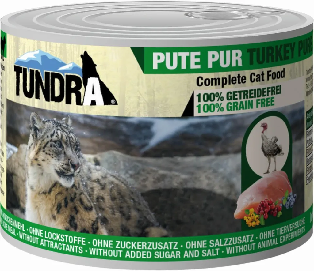 Pâtée Chat Digestion Sensible Toundra Poulet Pur - Sans Céréales 6x200g