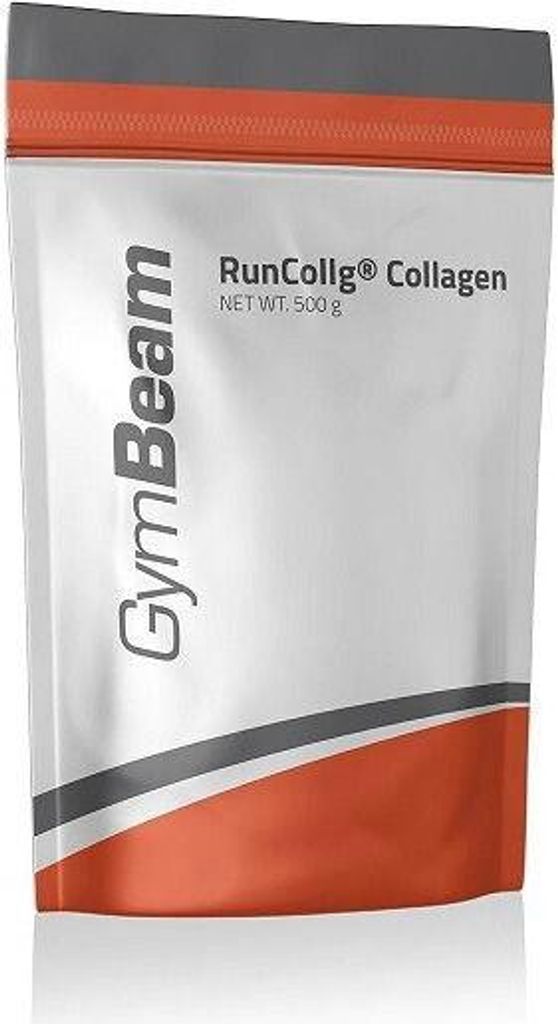 GymBeam RunCollg Hydrolysiertes Kollagen 500g, Erdbeere-Kiwi