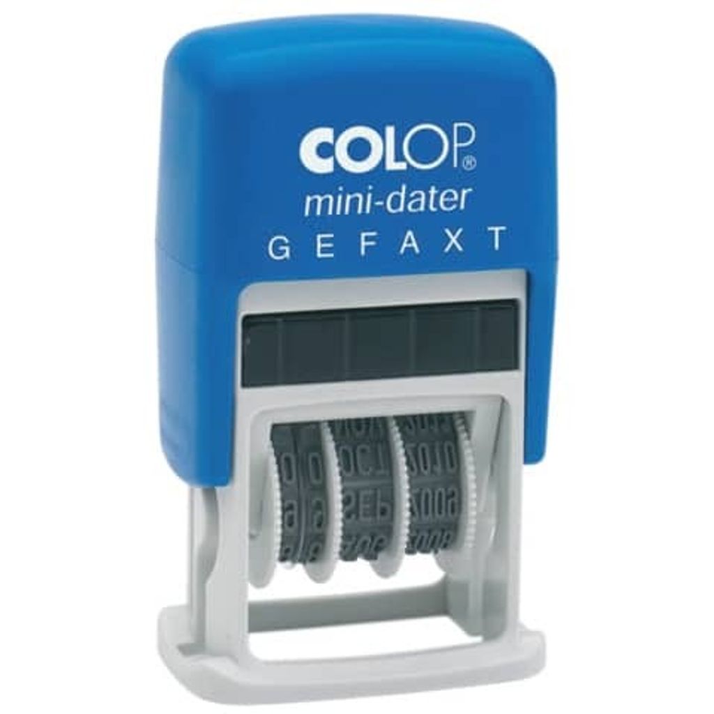 COLOP S160L4 Mini-Dater - Datumstempel + Text GEFAXT