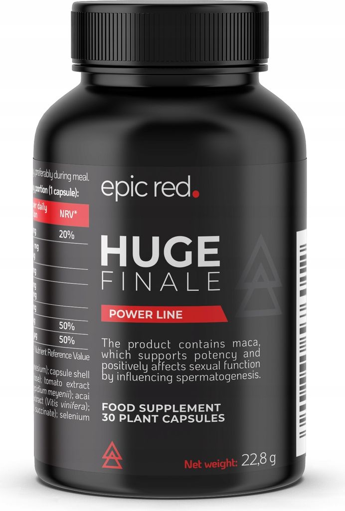 EPIC RED HUGE FINALE supplément pour une sexualité plus Image du produit 
