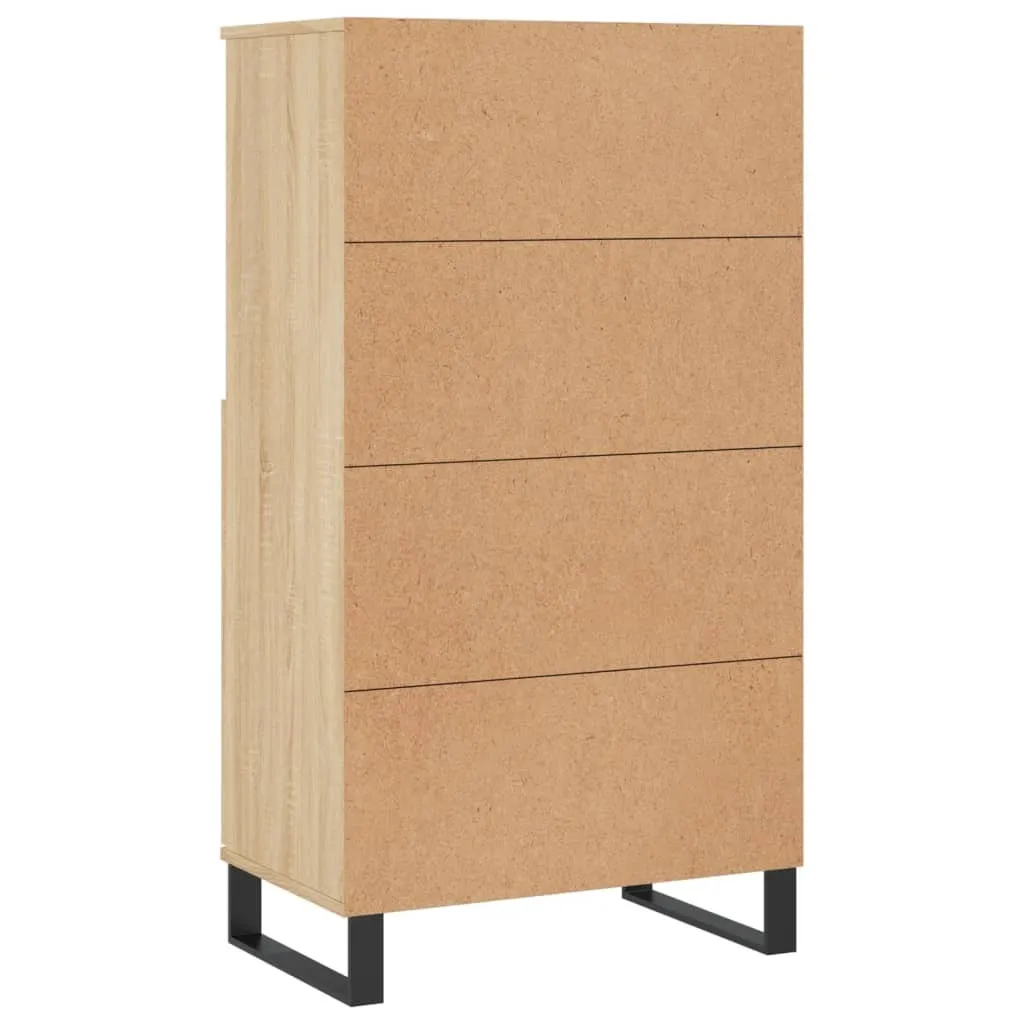 SYFAX™ Credenza Rovere Sonoma 60x36x110 cm in Legno Multistrato