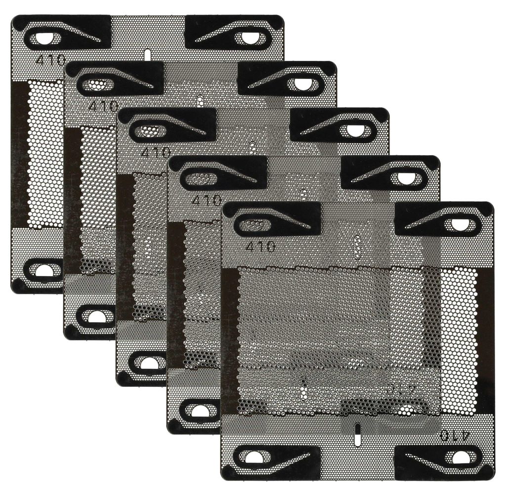 vhbw 5x Scherblatt Ersatz für Braun 410 für Rasierer Silber Produktbild 