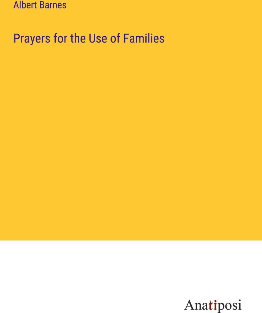 Prayers for the Use of Families