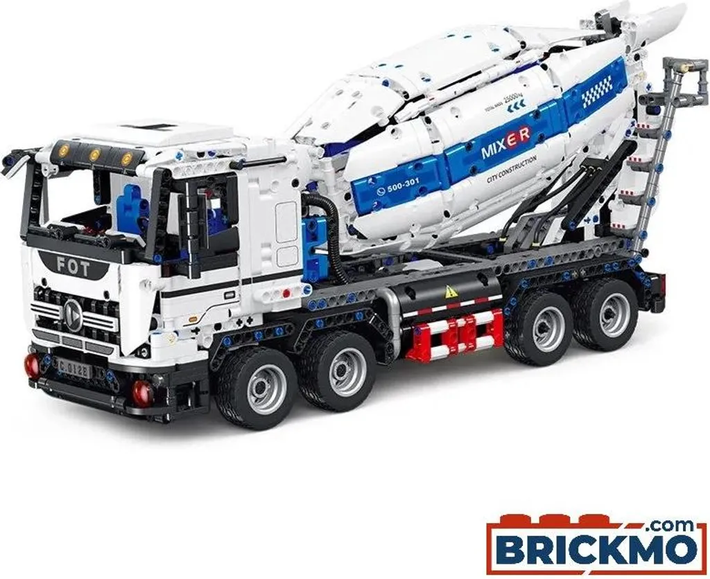 Jie Star Bétonnière FF11012 : Jeu de Construction de Chantier de 540 Pièces