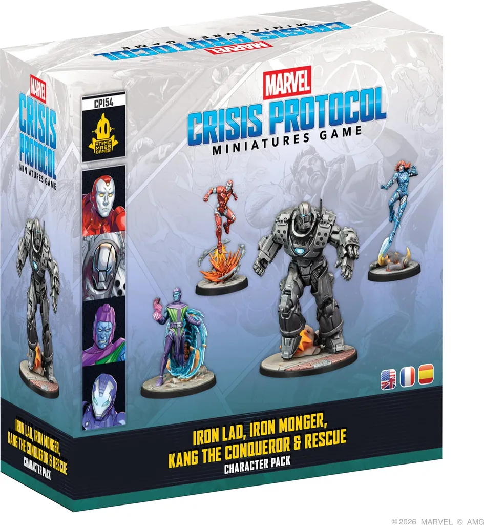 Marvel Crisis Protocol Extension Complète Figurines Iron Lad et Kang