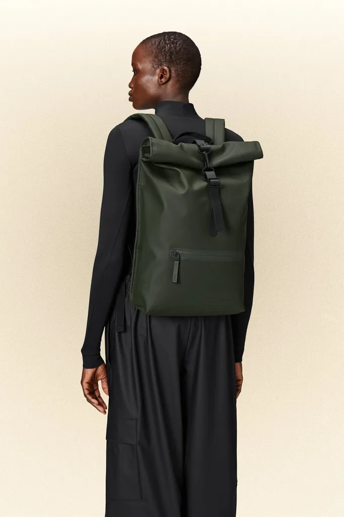 Sac à dos Rains Roltop 1332GRE avec Fermeture à Enroulement Sécurisée - 7