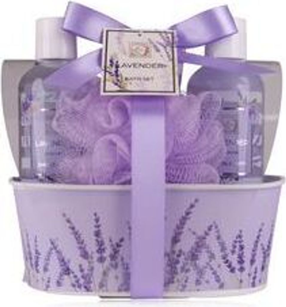 Geschenkset Badeset Pflegeset Wellness Damen Lavendel Produktbild 