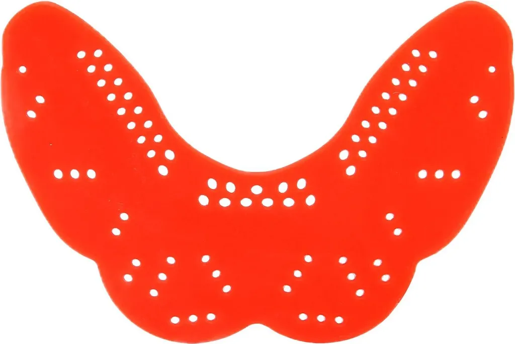 Protège-dents de boxe rouge haute absorption des chocs pour adulte
