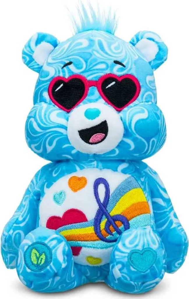 Peluche Douce Love Song Bear 22cm Care Bears, Design Coloré et Moelleux