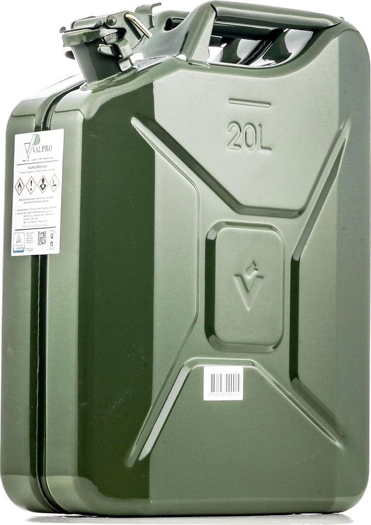VALPRO tanica di carburante capacità 20 l verde oliva RAL Immagine del prodotto 