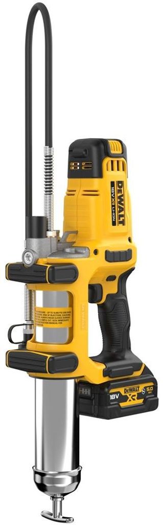 DEWALT Akku-Fettpresse, 18V / 5 Ah DCGG581P1G-QW Produktbild 