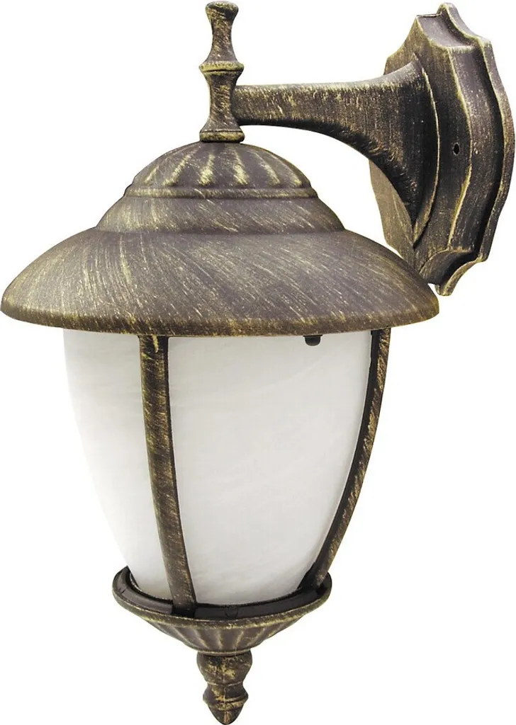 Applique Madrid 8476 or antique : luminaire extérieur robuste anti-rouille