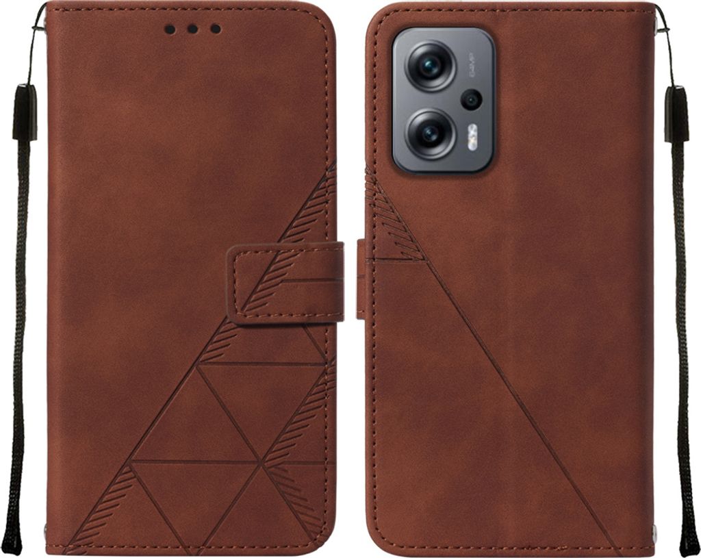 Xiaomi Poco X4 GT 5G Hülle, Schlank Prägung Flip Leder Produktbild 