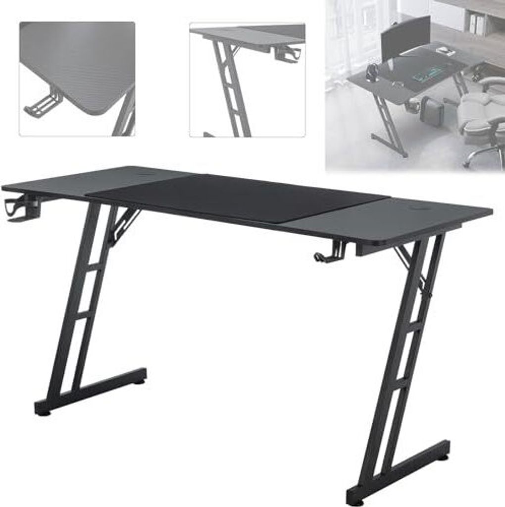 Herní stůl ACXIN, počítačový stůl 120 x 60 cm s háčkem na Obrázek produktu 