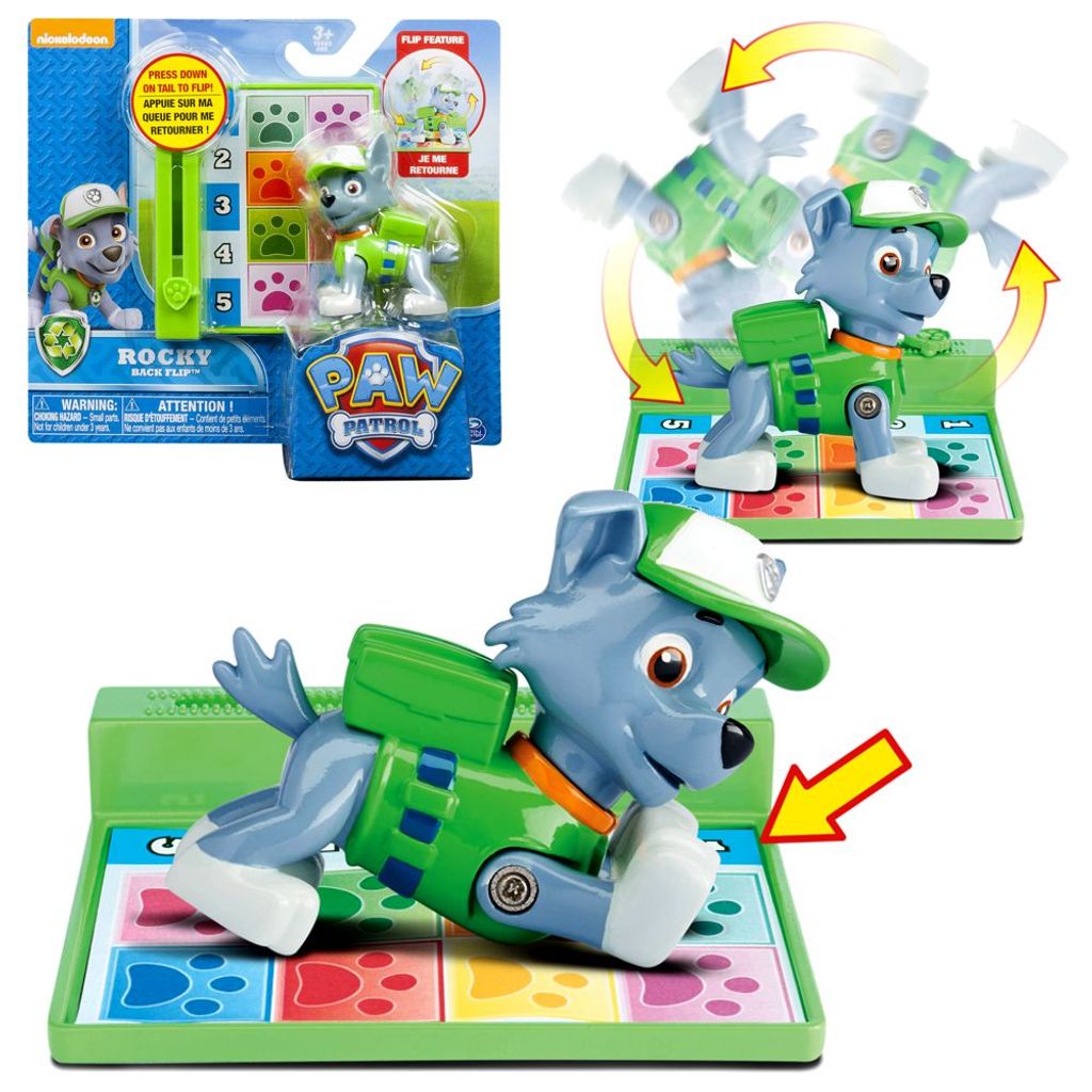 Back FlipPaw PatrolDeluxe Spiel-Figuren zur AuswahlHunde-Welpen Back FlipPaw PatrolDeluxe Spiel-Figuren zur AuswahlHunde-Welpen