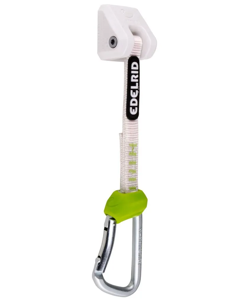 Dégaine en acier Edelrid Jim Steel 18 cm avec sangle résistante 047