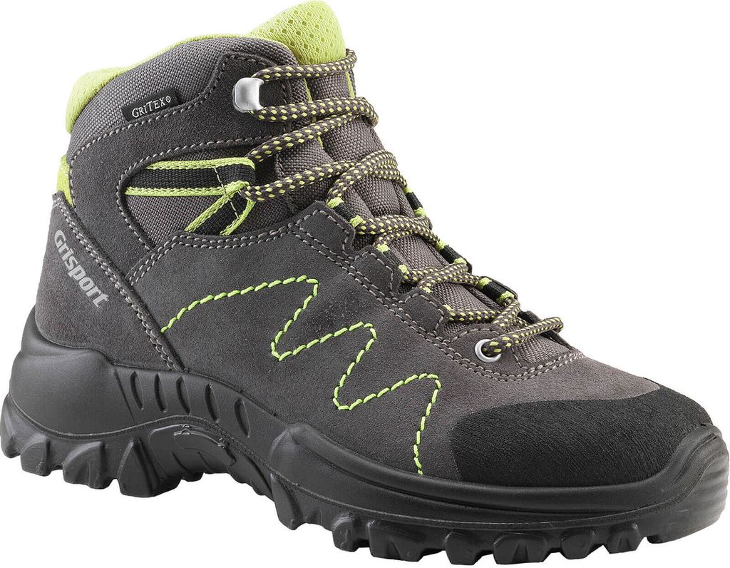 Grisport Schnürstiefel Gritex grau/lime Gr. 33