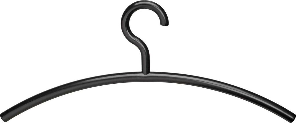 MAUL Kleiderbügel MAULlena Kunststoff 45.5 x 1.6 x 19 cm schwarz