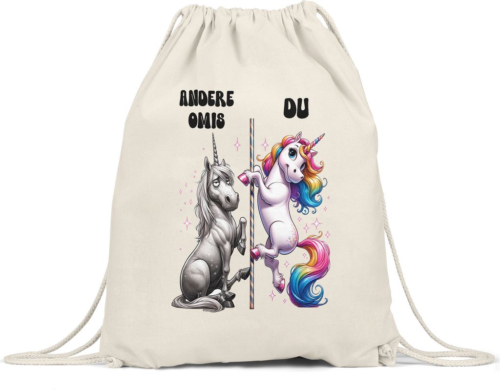 Andere Omis Du Einhorn Turnbeutel Omi Geschenk Humorvolle Großmutter