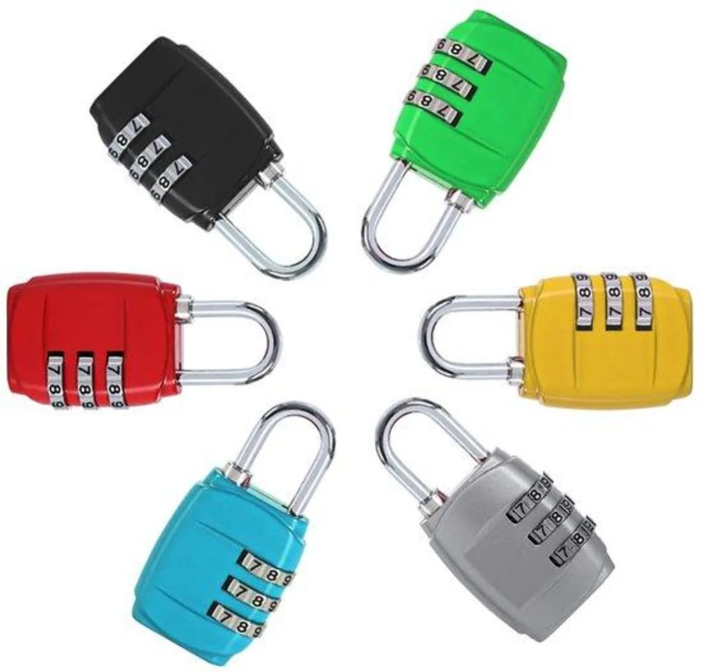 Fini les clés perdues : Cadenas à combinaison pour sacs de sport (x6)