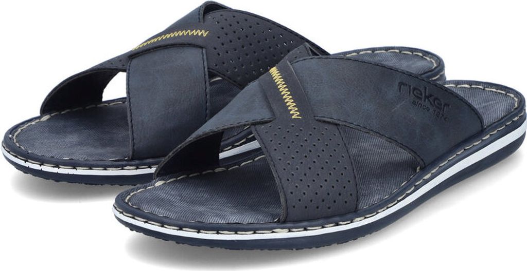 Rieker Herren-Pantolette Pazifik-Blau, Farbe:blau, EU Produktbild 