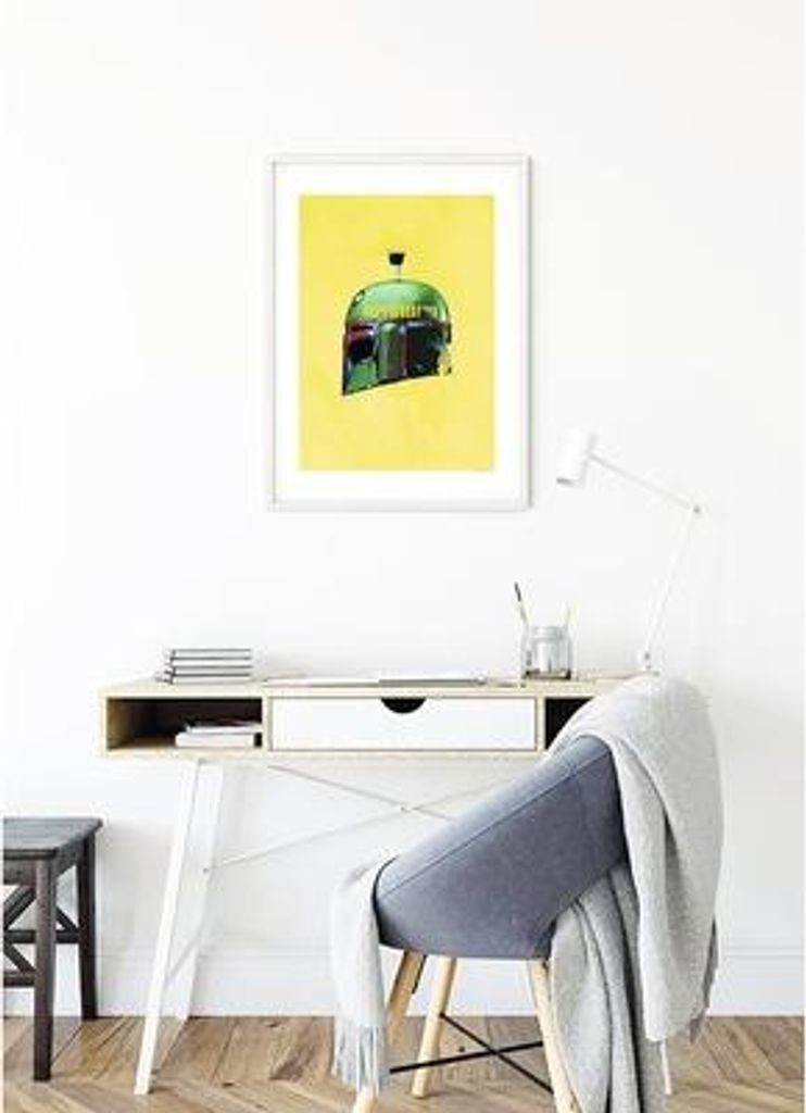 Poster Star Wars Classic Helmets Boba Fett 30x40 cm