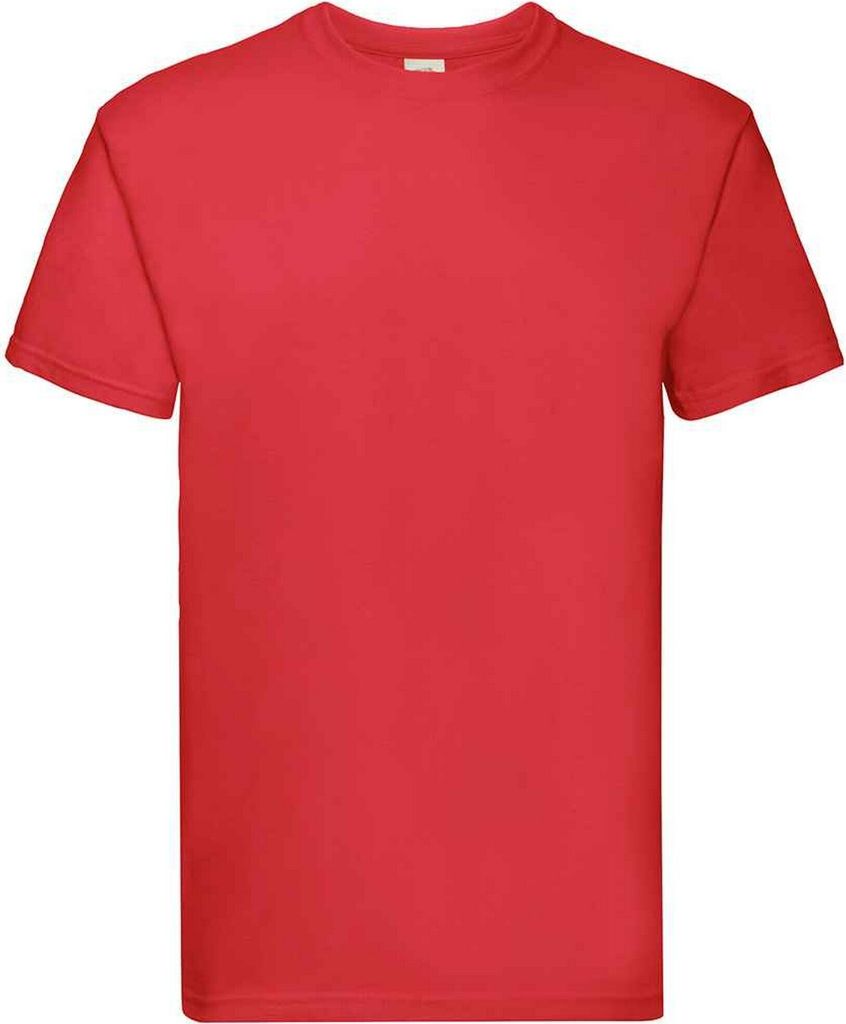 Fruit of the Loom - "Super Premium" T-Shirt für Herren/Damen Uni PC5930 (3XL) (Rot)