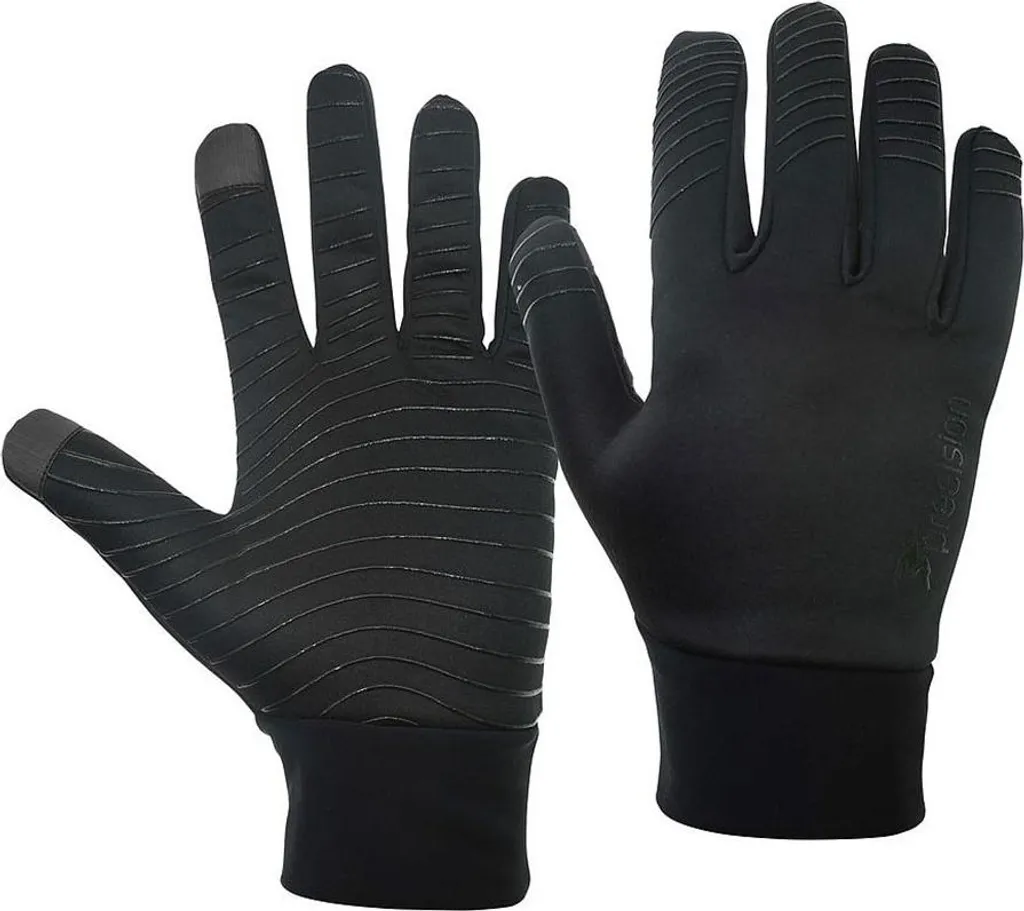 Guanti Sportivi Precision Neri - Grip e Calore per Ragazzi