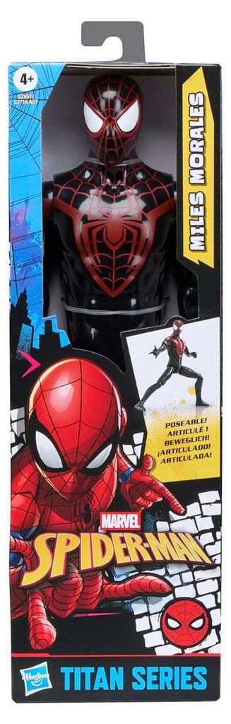 Figurina Miles Morales Spider-Man Titan 30 cm Immagine del prodotto 